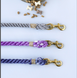 Nautical Soft Touch <b>Leash</b> for Big and Small Dog Eco-friendly <b>Leash</b> <b>Pet</b> Colored Cotton Rope Handmade Dog <b>Leash</b> <b>Pet</b> <b>Leash</b> Set - Product Image 2
