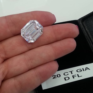 Lab Grown Emerald Shape VS Clarity Emerald Cut Diamante suelto Blanco Top Excelente calidad Certificado IGI para uso en joyería - Product Image 2