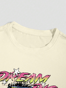 Camiseta de algodón suave 100% lavada con ácido Vintage para hombre, estampado Digital, 260 gramos, tendencia de peso de tela en Pakistán - Product Image 5