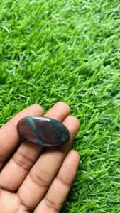 Cabujón de piedras preciosas sueltas de piedra de sangre natural, cabujón de cristal de todos los tamaños con forma de mezcla pulida para hacer colgantes de joyería, - Product Image 3