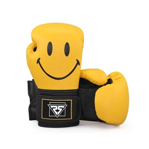 2024 Guantes de boxeo de entrenamiento con logotipo personalizado profesional para hombres Guantes de boxeo MMA de cuero de 12oz y 14oz - Product Image 2