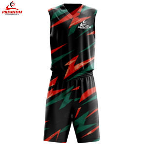 Ensemble d'uniformes de basket-ball en gros, impression par sublimation, maillot de basket-ball vierge personnalisé - Product Image 3