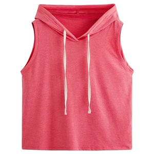 Top Deportivo sin Mangas con Capucha, Ligero, Informal, para Gimnasio, Entrenamiento y Uso Diario - Product Image 1
