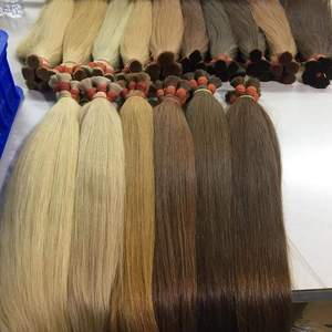 Excellent Quality 100% Remy Virgin Human Hair Bundles Natural Style Vietnam Raw Hair Grade <b>Wig</b> Bulk Unprocessed Wholesale Supply - Product Image 5