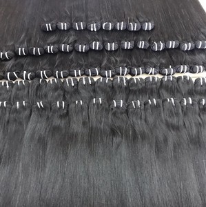 Extensions de cheveux vietnamiens cuticules vierges crues cheveux alignés os vierges faisceaux de cheveux humains droits avec fermeture à lacet frontal - Product Image 6