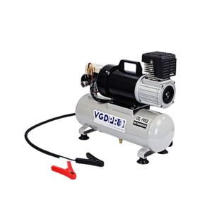 Mini Compresor de Aire de Pistón Profesional de 12V, Alta Eficiencia, Resistente a la Intemperie, Ciclo de Trabajo Prolongado, Sin Aceite, con Tanque de 8 Litros, Portátil - Product Image 1