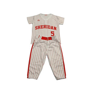 Jersey de béisbol y softbol bordado personalizado para hombre, ropa deportiva de malla de poliéster transpirable con nombre de logotipo impreso Digital - Product Image 4