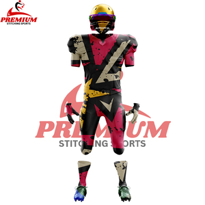 Original de fábrica Reversible uniforme de fútbol americano personalizar aparejos Sarga de alta calidad camisetas juveniles camiseta de fútbol americano - Product Image 2