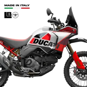 Adesivi Protettivi Laterali per Serbatoio Moto su Misura Compatibili con Ducati DesertX Rally - Product Image 4