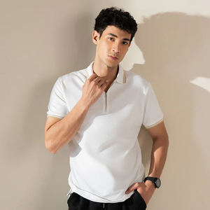 Polo con logotipo bordado personalizado para hombre OEM fabricación 100% algodón manga corta antiarrugas transpirable polo - Product Image 6