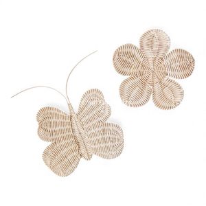 Decoración de Pared Tejida a Mano con Mariposas Naturales para Cuarto de Bebé, Guardería, Espacio Infantil, Decoración de Interiores - Product Image 2