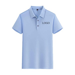 Design personnalisé bleu ciel serviette éponge polo 70% coton 30% poly recyclé haute qualité polo sport avec plusieurs couleurs - Product Image 1