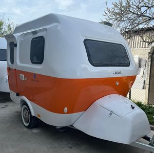 Remolque de caravana pequeño tipo lágrima, 45 kg, ligero, mini, moderno, en oferta, envío rápido - Product Image 6