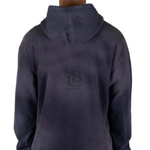 Wholesale 100% Cotton Men's Heavyweight Oversized <b>Hoodie</b> French Fleece Streetwear <b>Zip</b>-up Vintage Acid Wash Print Solid Winter - Product Image 2