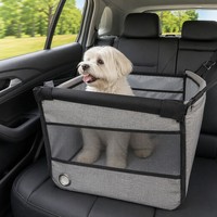 Tapis et coussins pour animaux de compagnie, Housse de siège de voiture matelassée imperméable pour petits chiens et chats, Lit de voyage portable, Lavable, Sûr