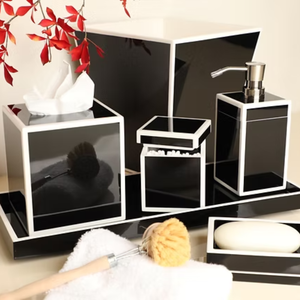 Accesorios de Baño Modernos Lacados al Mejor Precio al por Mayor, Organizador de Accesorios de Baño, Hecho por Artesanos de Vietnam - Product Image 6