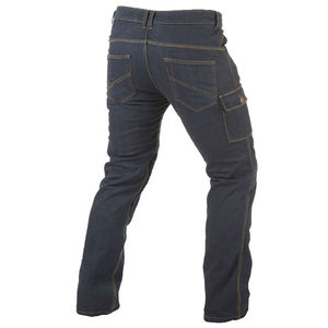 D-Ride Moto Jeans de moto pour homme, bleu foncé, denim respirant, séchage rapide, protections de genou réglables, noir, sécurité, confort - Product Image 6