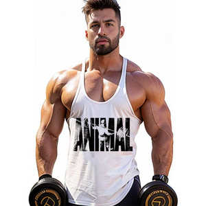 Kivotech, venta al por mayor, camiseta sin mangas de malla de secado rápido para hombre, camiseta de entrenamiento con tirantes, camiseta sin mangas para gimnasio - Product Image 6