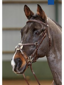 Bride mexicaine anatomique rembourrée pour casque Flash Bridle Wholesale new High Quality Horse Snaffle Leather Bridle In Black - Product Image 2