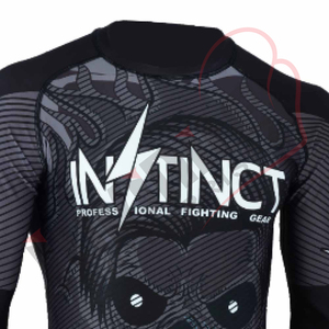 เสื้อฟิตเนสแขนยาวสำหรับผู้ชายเสื้อฟิตเนสแบบป้องกันรังสียูวีระบายอากาศได้โลโก้ออกแบบได้ตามต้องการ - Product Image 6