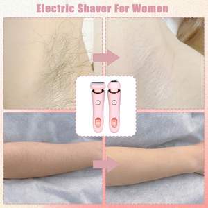Depiladora Eléctrica Húmeda/Seca para Mujer, IPX7 Impermeable, Inalámbrica, para Rostro, Líneas del Bikini, Brazos y Piernas, Afeitadora Íntima 2 en 1 - Product Image 4