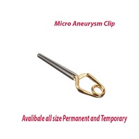 Ciseaux microscopiques SWIFT Yasargil 7,5 pouces, aiguisés/courbés, instruments chirurgicaux en acier inoxydable