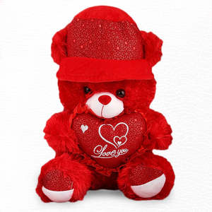ตุ๊กตาหมีรักนุ่มนิ่ม - สีแดง - Product Image 2
