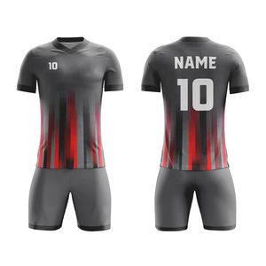 Uniforme de football de couleur dégradée personnalisé de haute qualité pour adultes vêtements de football à séchage rapide et respirants - Product Image 1