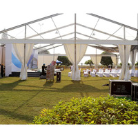 Carpa con marco de aluminio para exteriores para 500 personas, marquesina de PVC comercial resistente para bodas, grandes eventos, tamaños disponibles 20x30