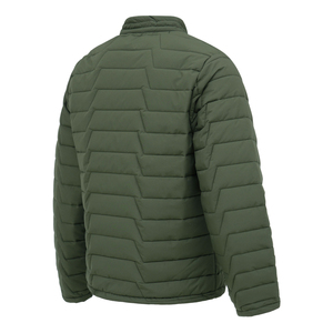 Personnalisable Olive imperméable doudoune hiver extérieur coupe-vent respirant col montant unisexe XL confortable toile fermeture éclair - Product Image 4