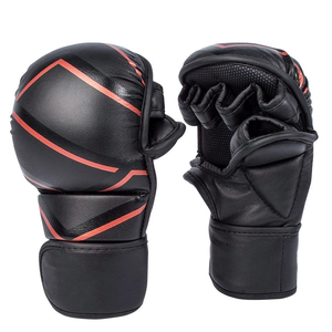 Soft Touch Fabric Good Selling Best Supplier Newest Design Plain Men Fighting Wear Karate Boxing Gloves - Product Image 5
