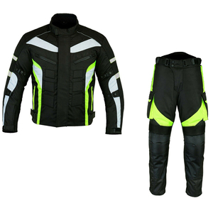 Traje de Moto de cuero de alta calidad para carreras transpirable a prueba de viento impermeable chaquetas de motocicleta pantalón con opciones personalizadas para montar - Product Image 6
