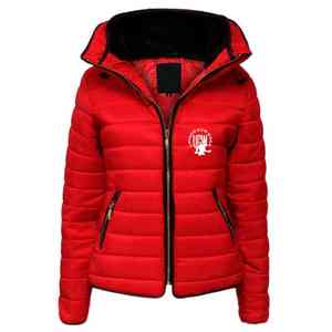 Novedad 2026, Ropa Deportiva ÚNICA, Chaqueta Acolchada Reversible Impermeable y Ecológica para Mujer, Cuello Alto, Corte Holgado, Poliéster - Product Image 5