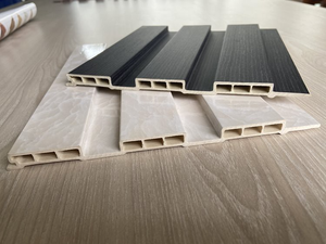 Vendedor superior, grano de piedra de madera Premium, resistente al agua, respetuoso con el medio ambiente, Panel de pared ondulado de PVC para decoración de restaurante (Pima) - Product Image 4