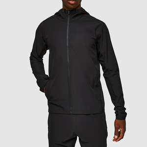 Custom <b>Men's</b> Sports <b>Jacket</b> New Design Windbreaker for Spring Autumn Full Zipper Logo Breathable Fitness Sportswear - Product Image 1