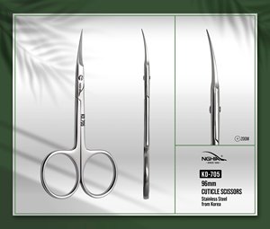 Tijeras profesionales de manicura Nghia, Punta curva de alta calidad, tijeras para cutículas de uñas de acero inoxidable, lo mejor de Vietnam - Product Image 6