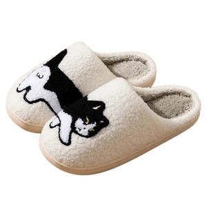 รองเท้าแตะลายสัตว์น่ารักสไตล์เปอตีชาตสำหรับเด็กเล็ก - Product Image 1