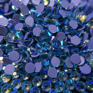China Factory Siam <span class=keywords><strong>AB</strong></span> Crystal Hotfix Rhinestones SS20/5mm Flatback Rhinestones para ropa zapatos artesanías - Product Image 5
