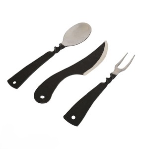 Ensemble de couverts à poignée noire médiévale en métal Offre Spéciale fait à la main à prix abordable d'Inde - Product Image 1