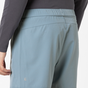 2025 pantalones cortos de gimnasio para hombre 2 en 1 patrón sólido poliéster pantalones cortos de compresión al aire libre ajustados para correr de verano - Product Image 5