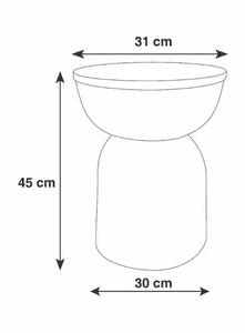 Mesa auxiliar de metal moderna de latón AK en acabado dorado Mesa de calidad superior para muebles de decoración interior de hotel - Product Image 4