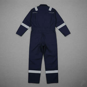 Combinaisons de haute qualité sur mesure, 100% polyester, conforme à la norme ANSI classe 2, imperméables, avec éclairage LED, haute visibilité, plusieurs poches - Product Image 4