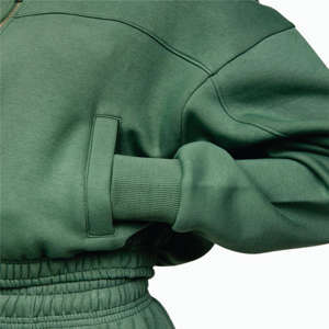 Pull à manches longues et col rond Ensemble de costumes de jogging en tricot Vêtements d'entraînement en gros Survêtements pour femmes - Product Image 5