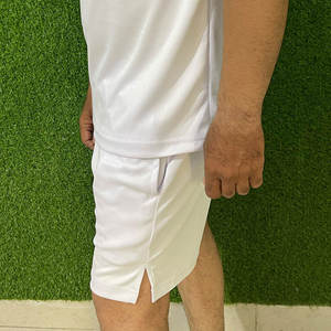 Conjunto de pantalones cortos informales para hombre, novedad de verano, camiseta de manga corta, pantalones cortos, logotipo personalizado sólido, servicio OEM, conjunto de verano de talla grande para - Product Image 6