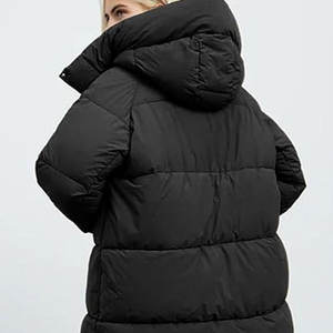 Chaqueta Acolchada de Invierno para Mujer, con Capucha, Estilo Holgado, Larga, Abrigada, Gruesa, Informal - Product Image 4