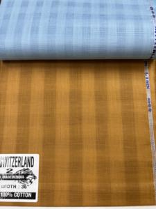 Tela Algodón Lino Suiza 36 Perfecto para Camisa Exportación Mercado Internacional - Product Image 4