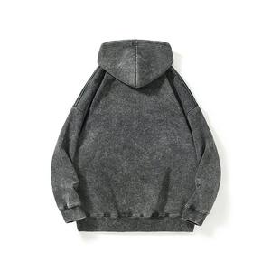 Sudadera con capucha lavada con ácido para hombre Sudadera de moda súper suave de gran tamaño y peso pesado para hombre Sudadera CON CAPUCHA DE STYLO - Product Image 5