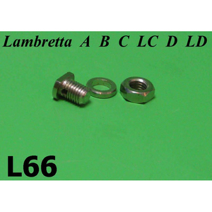 Collier de serrage de câble de frein avant Lambretta A+ B+ C+ LC+ D+ LD pour systèmes de freinage de moto - Product Image 1