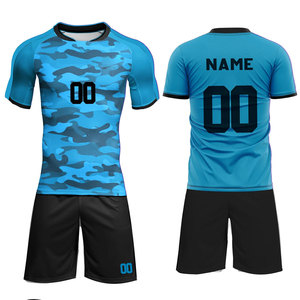 ชุดกีฬาฟุตบอลชุดเสื้อเจอร์ซีย์ผลิตโลโก้ได้ตามต้องการ - Product Image 4