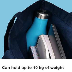 Premium Quality Eco Friendly & All <b>Over</b> Printed Dyed Cotton Canvas Shopping Bag with Canvas Handle Affordable Price - Product Image 4